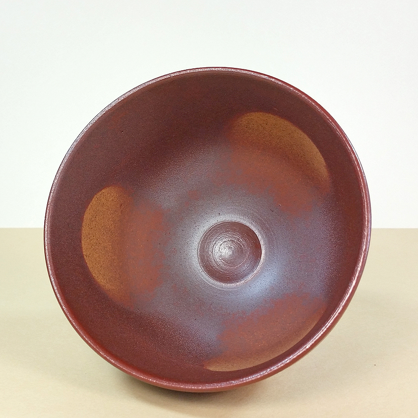 Burnt Sienna Arches Matcha Bowl - Image 3
