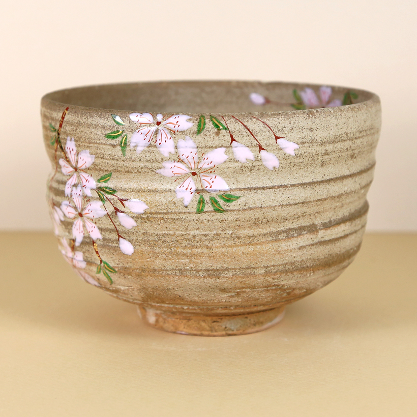 Matcha Bowl with Sakura Blossoms - Image 2