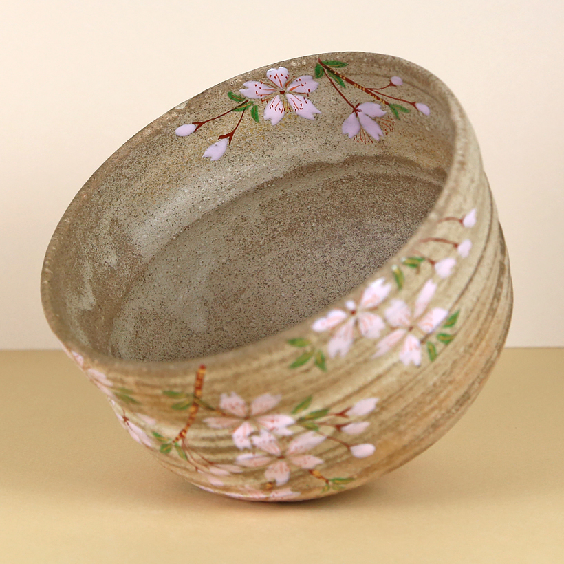 Matcha Bowl with Sakura Blossoms - Image 3