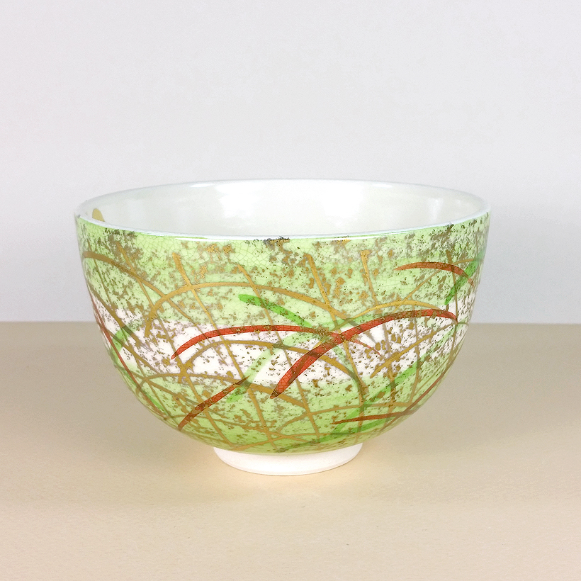 Swirling Ribbons Matcha Bowl - Image 2