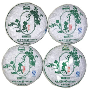 Bulang Mt. Sheng (un-fermented) Pu-erh Mini Beeng Cha