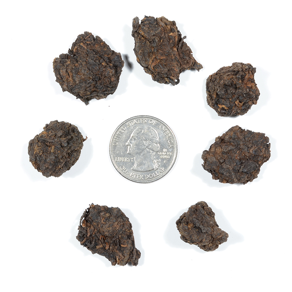 Bu Lang Mountain Shou (fermented) Pu-erh Nuggets - Image 3
