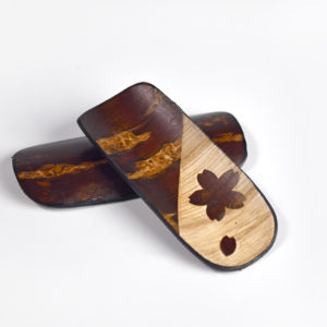 Cherry Bark Scoop with Flower