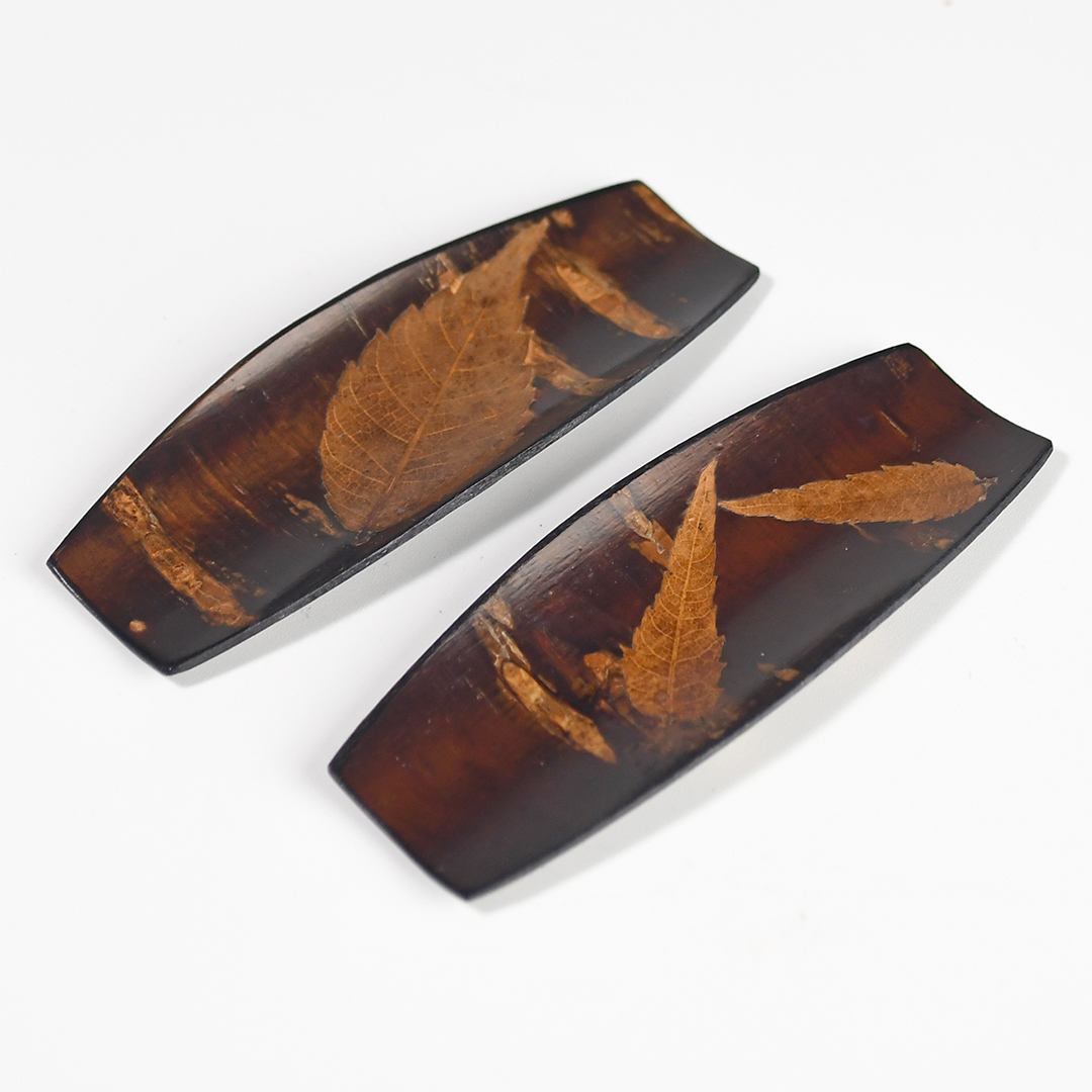 Tea Scoop – Cherry Bark with Leaf