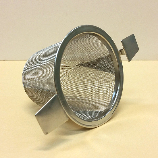 Stainless Steel Tea Filter with Two 'Wing' Handles - Image 2