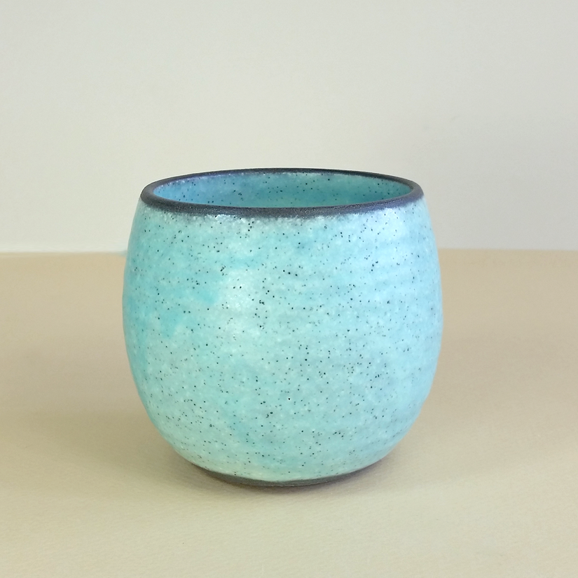 Sky Blue Turquoise Teacup