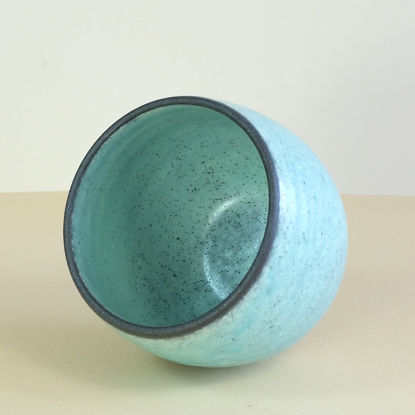 Sky Blue Turquoise Teacup - Image 2