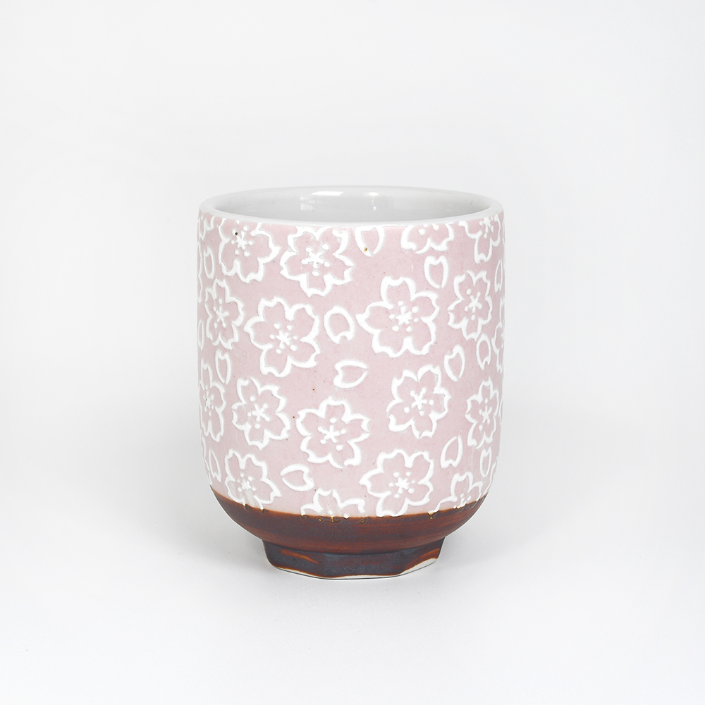 Blush Pink Sakura Japanese Teacup