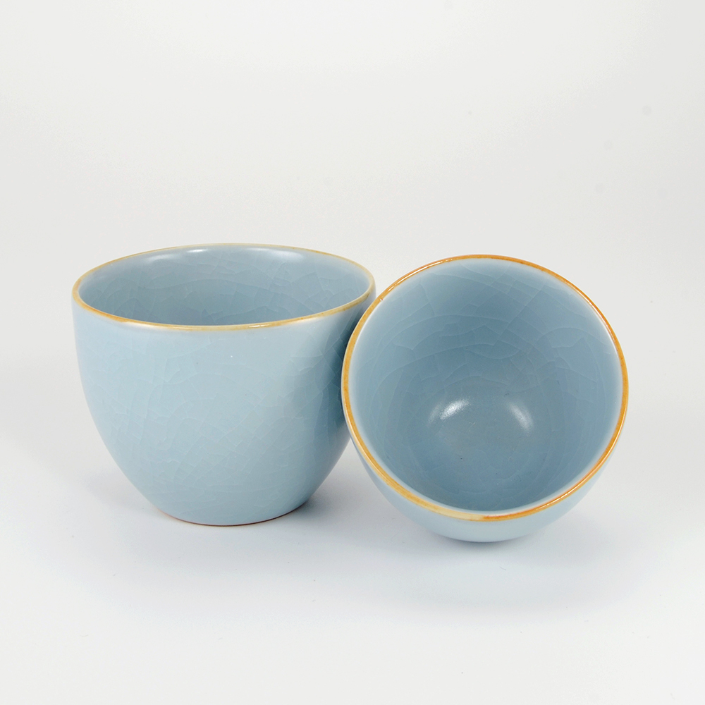 Blue Celadon Gaiwan Travel Tea Set - Image 5