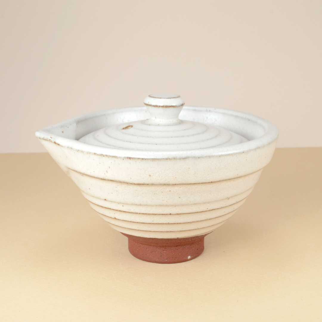 White Gaiwan with Spout