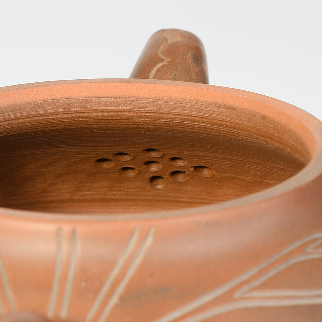 Qinzhou Nixing Fish & Lotus Teapot - Image 11