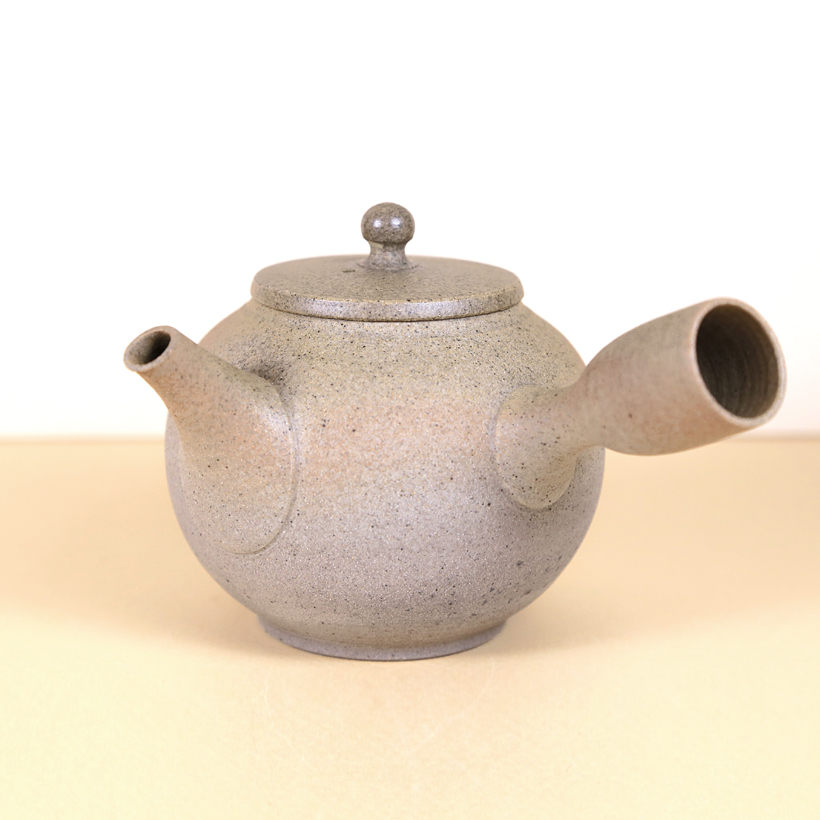 Tokoname Light Grey Rounded Teapot