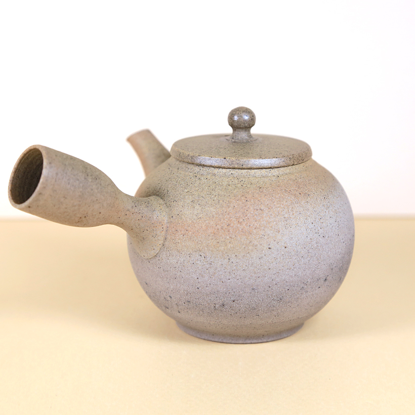 Tokoname Light Grey Yohen Teapot - Image 2