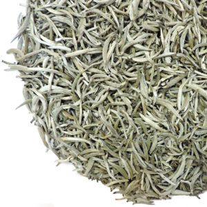 Yin Zhen white tea close up